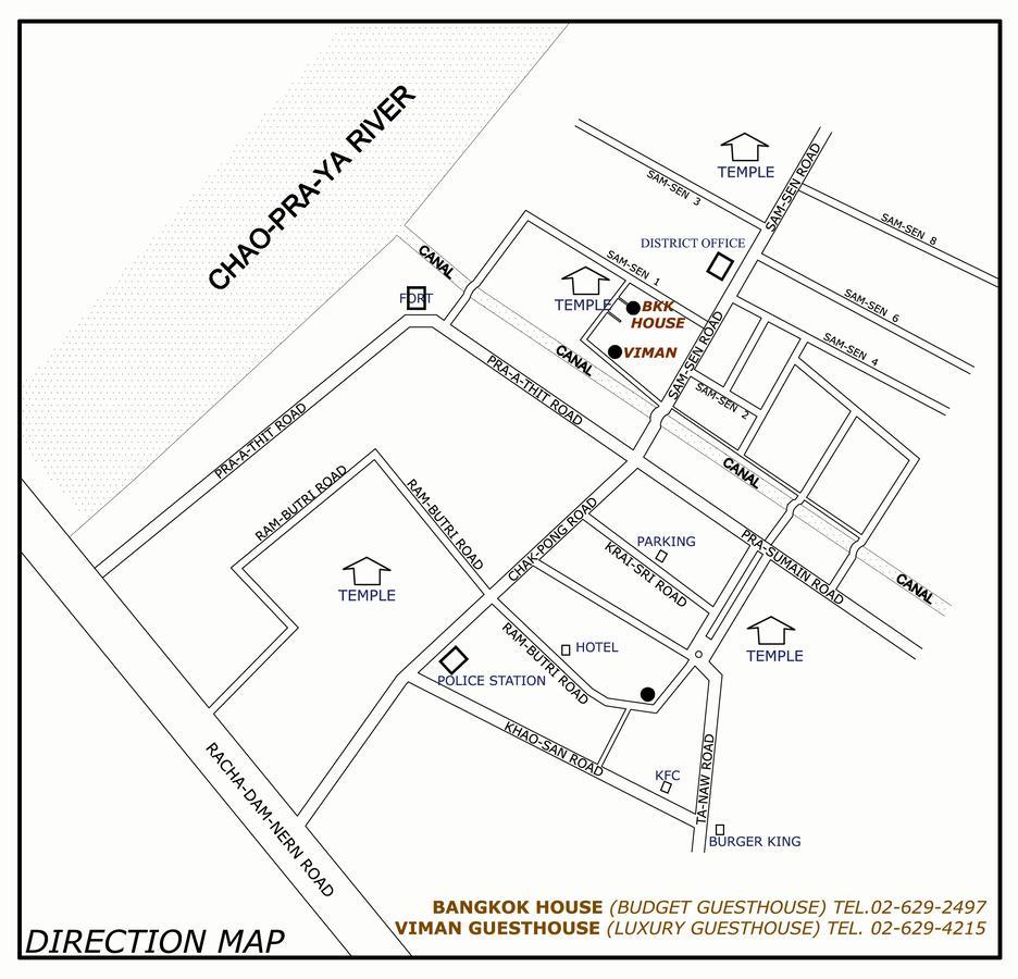 Bangkok House Hostel Phra Nakon Exterior photo